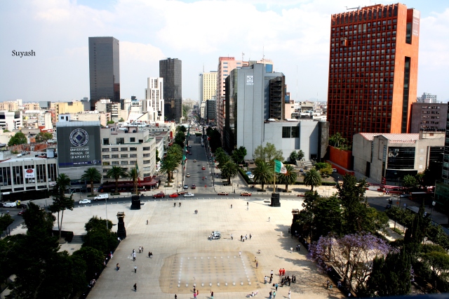 View from Monument to the Revolution Mexico City
